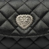 Bolso de mujer de hombro 048g 01 negro caviar