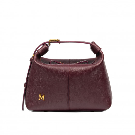 Bolso de mano de mujer 037-1g burdeos