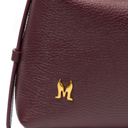 Bolso de mano de mujer 037-1g burdeos