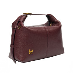 Bolso de mano de mujer 037-1g burdeos