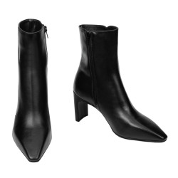 Botines de tacón mujer 1408 negro