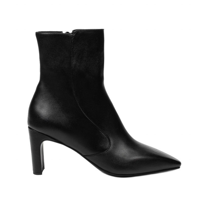 Botines de tacón mujer 1408 negro