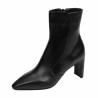 Botines de tacón mujer 1408 negro