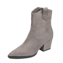 Botines con tacón mujer 1411 nobuck arena
