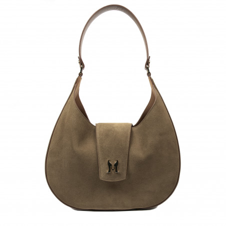 Bolso de mujer de hombro 050g ante camel