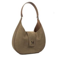 Bolso de mujer de hombro 050g ante camel