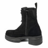 Botines de mujer 3418 negro terciopelo