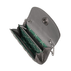 Bolso de mujer de hombro 048g 01 ante gris
