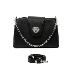 Bolso de mujer de hombro 051g 01 biz negro