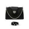 Bolso de mujer de hombro 051g 01 biz negro