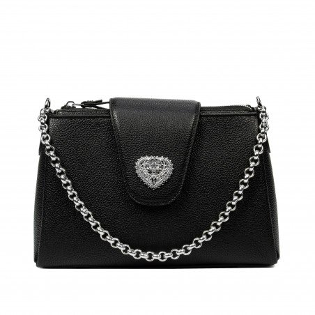 Bolso de mujer de hombro 051g 01 biz negro
