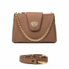 Bolso de mujer de hombro 051g biz cognac