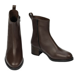 Botines de mujer 3415 chocolate