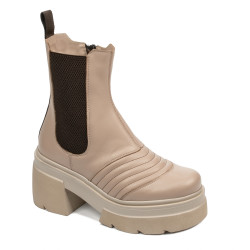 Botines de mujer 3413 beige