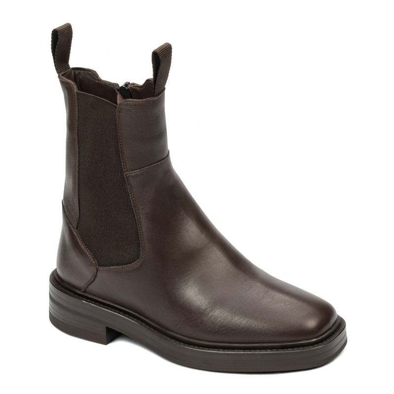 Botines de mujer 3412 cacao