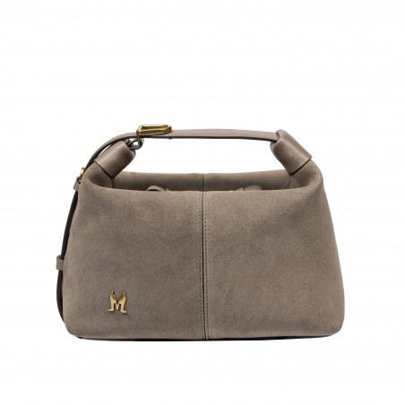 Bolso de mano para mujer 037-1g ante color arenisca