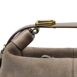 Bolso de mano para mujer 037-1g ante color arenisca