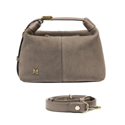 Bolso de mano para mujer 037-1g ante color arenisca