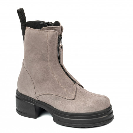 Botines mujer 3418 arena ante
