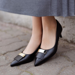 Zapatos elegantes de mujer 1358 negro lifestyle