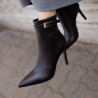 Botines de tacón para mujer 1409 negro lifestyle