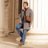 Zapatos casuales para hombres 989 gris ante