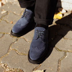 Zapatos casuales para hombre 989 azur velur lifestyle