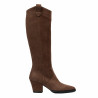 Bota de tacón mujer 1412 biz chocolate