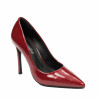 Zapatos elegantes de mujer 1302 charol rojo