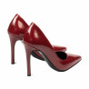 Zapatos elegantes de mujer 1302 charol rojo