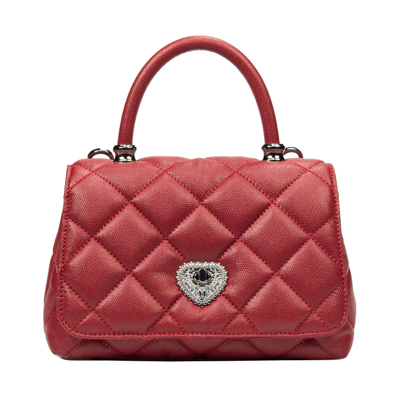 Bolso de mujer de hombro 049g 01 rojo safiano