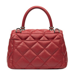 Bolso de mujer de hombro 049g 01 rojo safiano