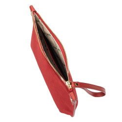 Bolso de mujer de mano 211g ante rojo
