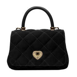 Bolso de mujer de hombro 049g ante negro