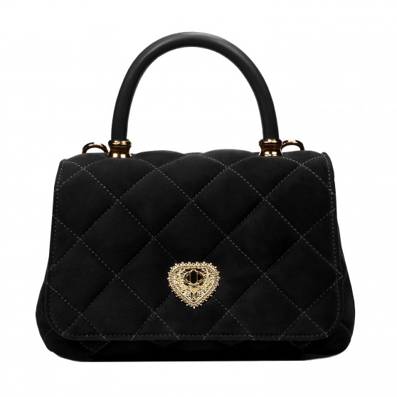 Bolso de mujer de hombro 049g ante negro