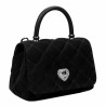 Bolso de mujer de hombro 049g 01 ante negro
