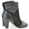 Botines de mujer 1134 negro antílope combinado