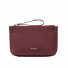 Bolso de mano para mujer 211g 01 burdeos camoscio