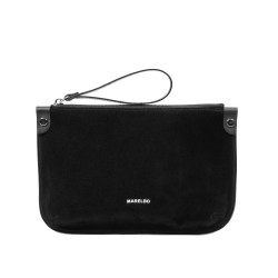 Bolso de mano para mujer 211g 01 ante negro