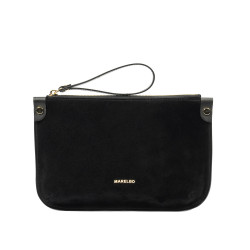 Bolso de mano para mujer 211g suede black