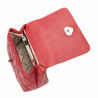 Bolso de mujer de hombro 049g 01 rojo safiano