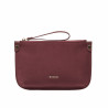 Bolso de mano para mujer 211g burgundy camoscio