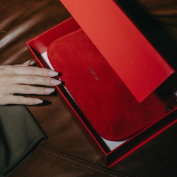 Bolso de mujer de mano 211g ante rojo lifestyle