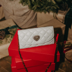 Bolso de hombro para mujer 048g panna saffiano lifestyle
