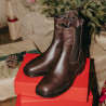 Botines de mujer 3412 cacao lifestyle
