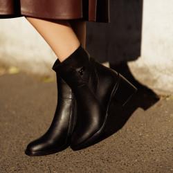 Botines mujer 3416 negro lifestyle
