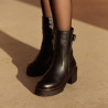 Botines mujer 3417 negro lifestyle