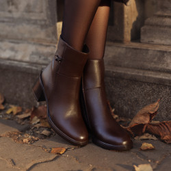 Botines mujer 3416 café lifestyle