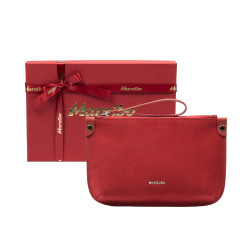 Bolso de mano para dama 211g 01 ante rojo