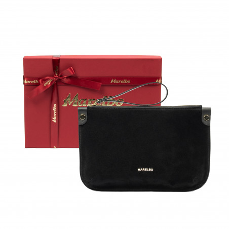 Bolso de mano para mujer 211g suede black